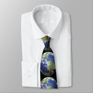 Earth - 3D Effect Tie