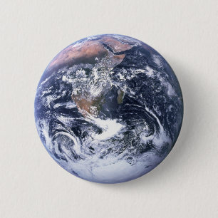 Earth 6 Cm Round Badge