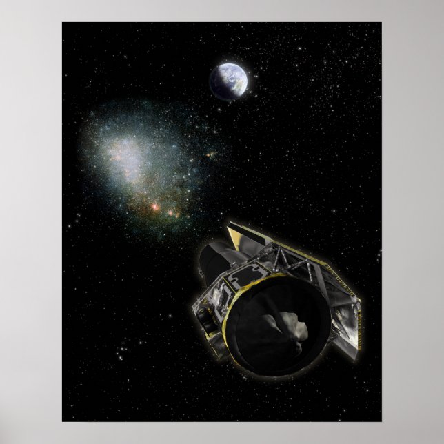 Earth, a Milky Way object Poster (Front)