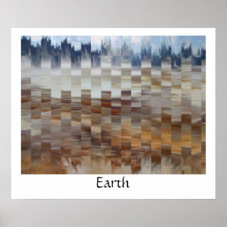 Earth - Abstract Poster