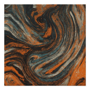 Earth Abstraction Poster