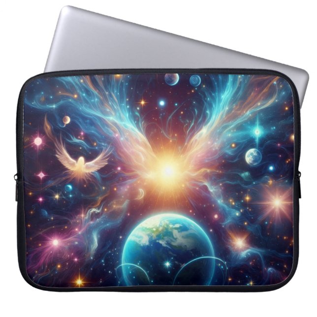 Earth and Her Sister Planets on an Electronics Bag (Front)