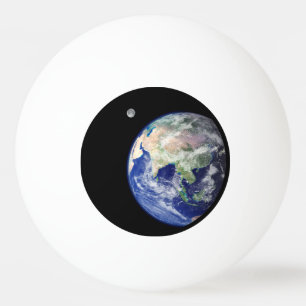 Earth and Moon from Space Ping Pong Ball