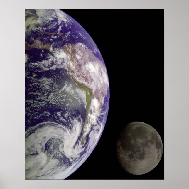 Earth and Moon poster (Front)
