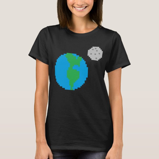 Earth and Moon T-Shirt (Front)