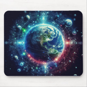 Earth and Planets Outer Space Mousepad