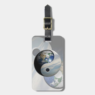Earth and Sky Yin Yang Luggage Tag
