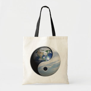 Earth and Sky Yin Yang Tote Bag