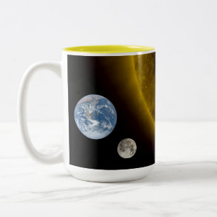 Earth and sun Mug