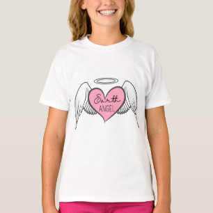 Earth Angel Girl’s Tee – Heart, Wings & Halo