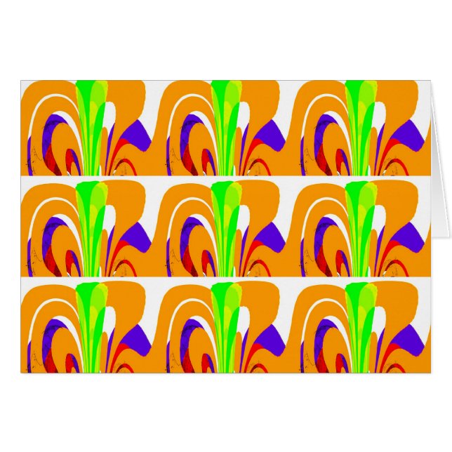 Earth art card (Front Horizontal)
