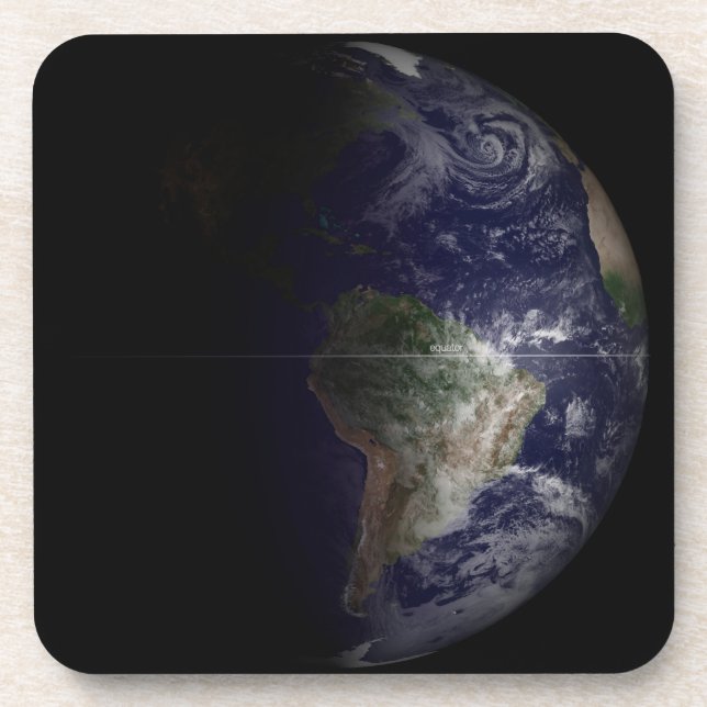 Earth At Its Equinox. Coaster (Front)