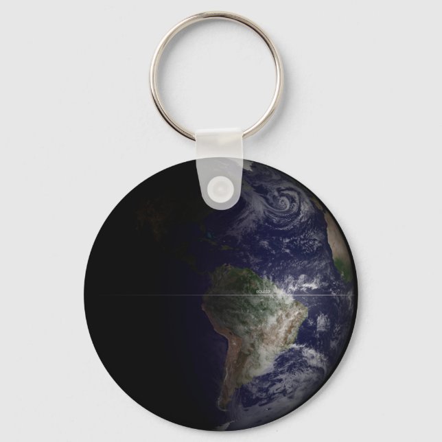 Earth At Its Equinox. Key Ring (Front)