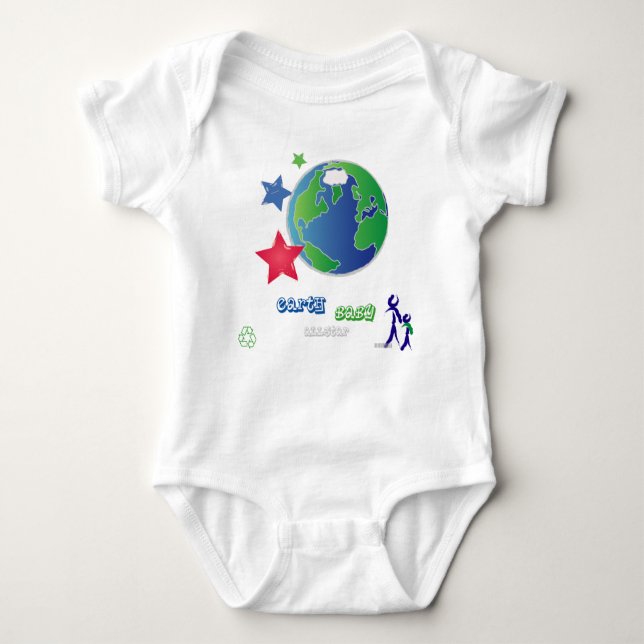 earth-baby baby bodysuit (Front)