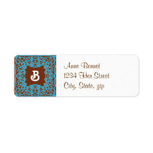 Earth Bandanna address label