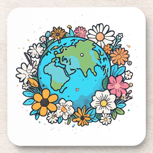 Earth Beauty Coaster (Front)
