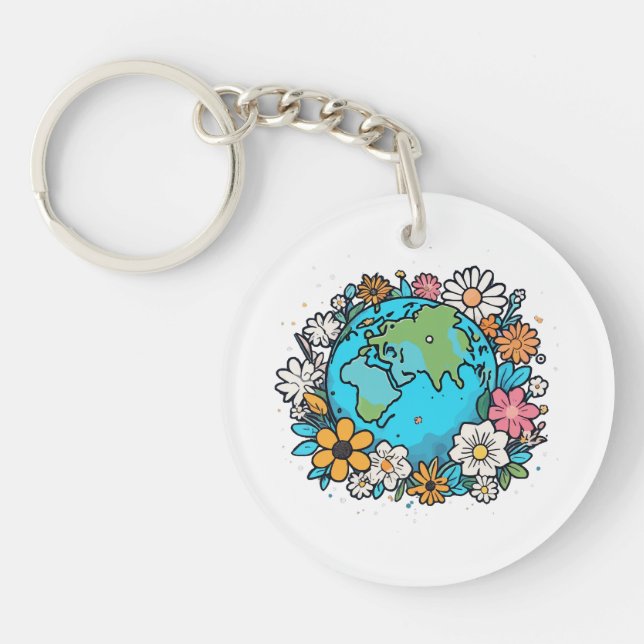 Earth Beauty Key Ring (Front)