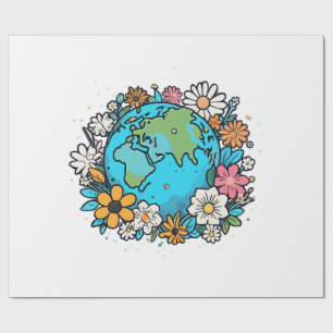 Earth Beauty Wrapping Paper