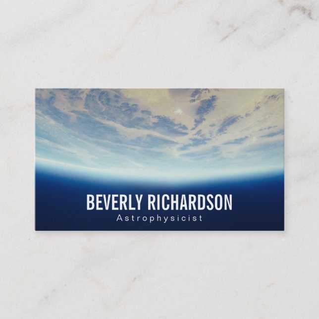 Earth Business Card (Front)