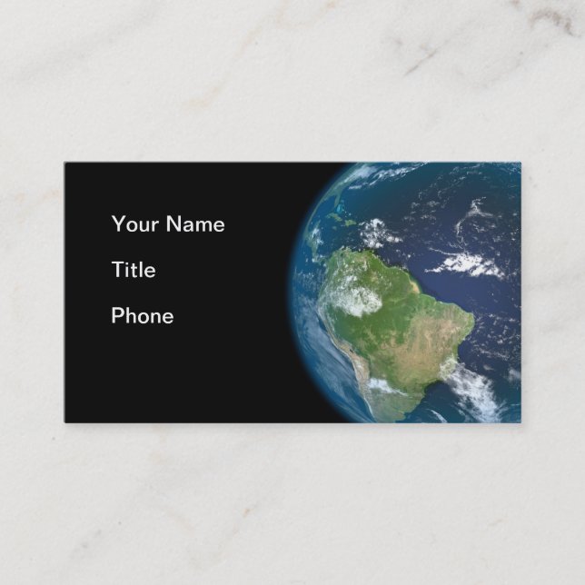 Earth Business Enterprises Card (Front)