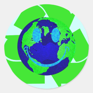 Earth Classic Round Sticker