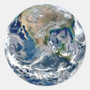 Earth Classic Round Sticker