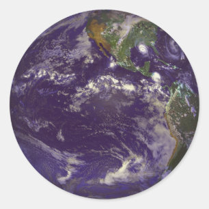 Earth Classic Round Sticker