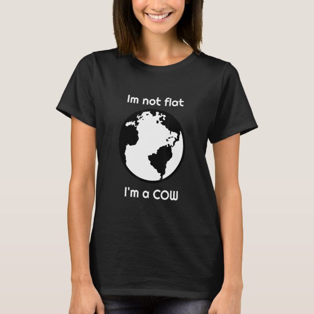 Earth Cow Pun T-Shirt (Front)