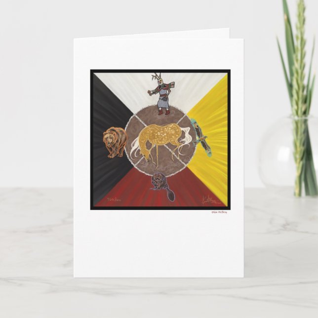 Earth Dance  ©Kim McElroy Holiday Card (Front)