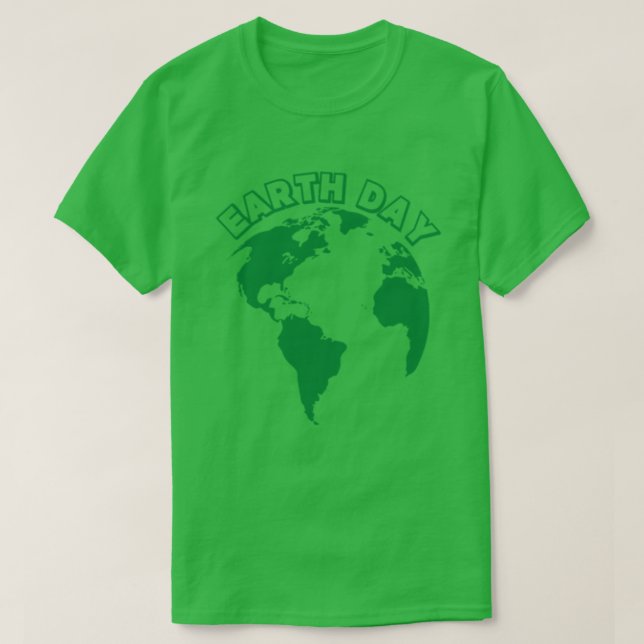 Earth Day 0 Restore Earth Nature Planet Cute Earth T-Shirt (Design Front)