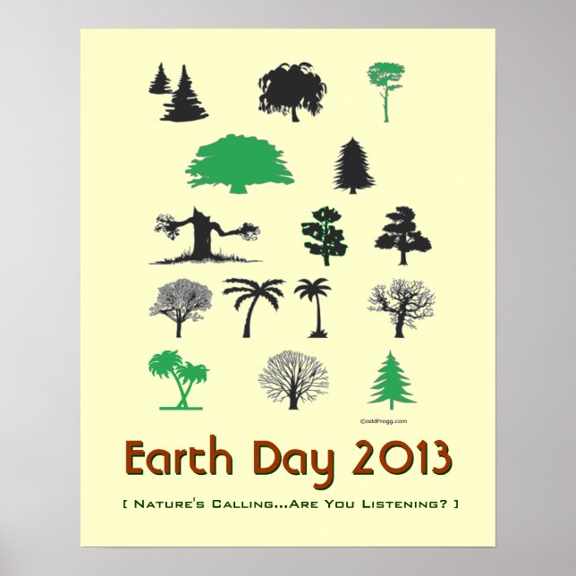 Earth Day 2013 Natures Calling Poster (Front)