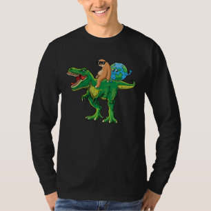 Earth Day 2020 50th Anniversary Sloth Rex Boys T-Shirt