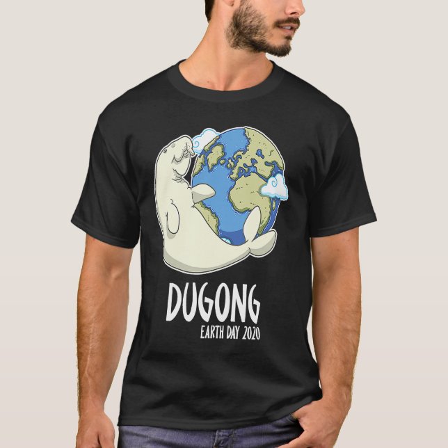 Earth Day 2020 Dugong Manatee Marine Animal T-Shirt (Front)