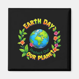 Earth Day 2025 Earth Happy Earth Day Shirt Cute Ea Magnet