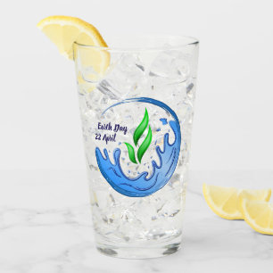 Earth Day 2025 Our Power Our Planet Crest Glass