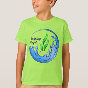 Earth Day 2025 Our Power Our Planet Crest T-Shirt