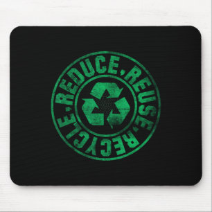 Earth Day 2025 Reduce Reuse Recycle Mouse Pad