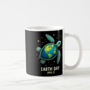Earth Day 2025 Restore Earth Sea Turtle Art Save T Coffee Mug