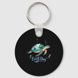Earth Day 2025 Restore Earth Sea Turtle For Kids M Key Ring