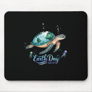 Earth Day 2025 Restore Earth Sea Turtle For Kids M Mouse Pad