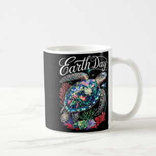 Earth Day 2025 Sea Turtle Restore Earth Save The E Coffee Mug