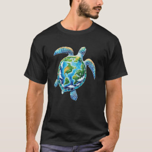 Earth Day 2025 Sea Turtle Save The Planet Women Me T-Shirt