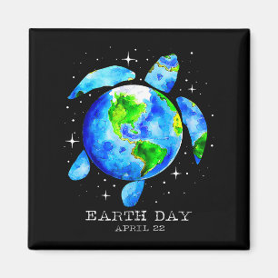 Earth Day 2025restore Earth Sea Turtle Art Save Th Magnet