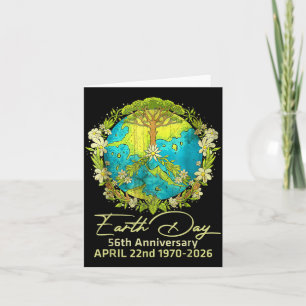 Earth Day 2026 56th Anniversary Earth Day Card