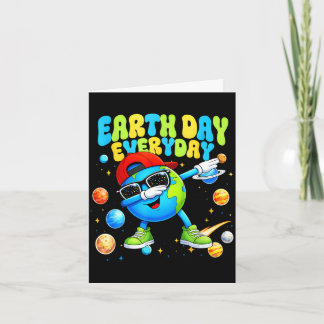 Earth day 2026 cool dabbing earth day toddler kids card