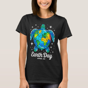 Earth Day 2026 Restore Earth Sea Earth Day Turtle T-Shirt