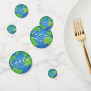 Earth Day 50 Year Anniversary 2020 Confetti