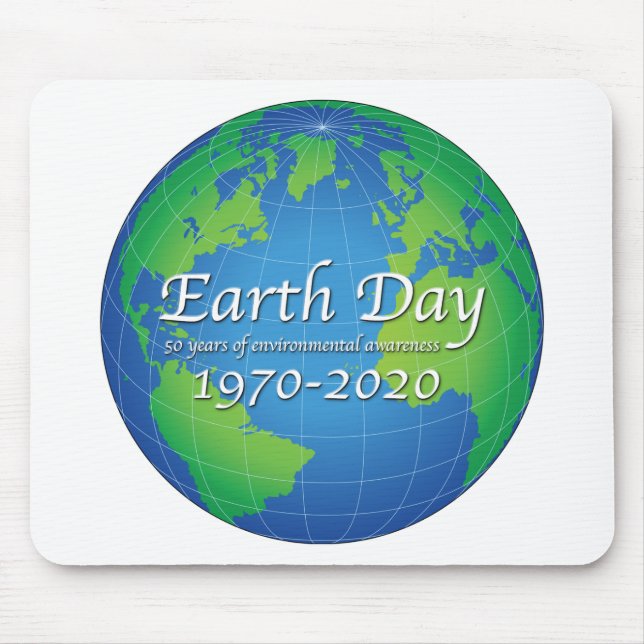 Earth Day 50 Year Anniversary 2020 Mouse Pad (Front)