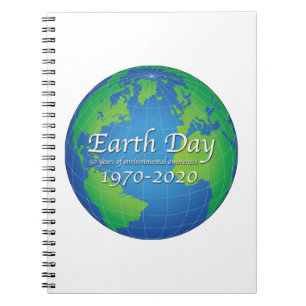 Earth Day 50 Year Anniversary 2020 Notebook