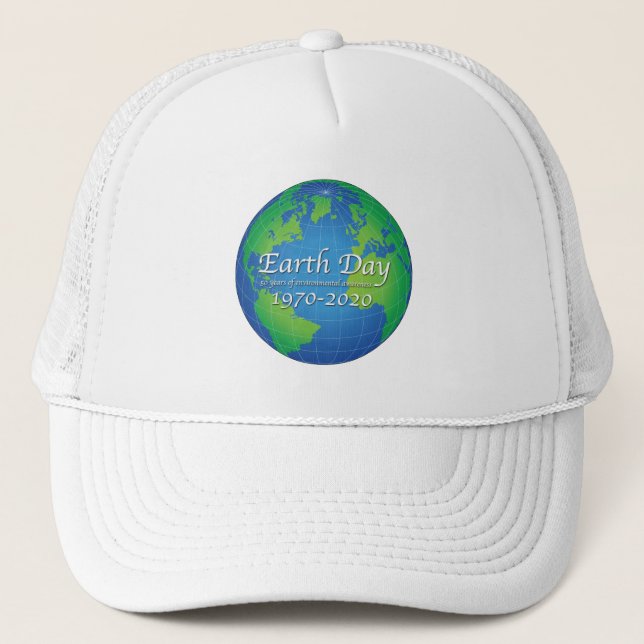 Earth Day 50 Year Anniversary 2020 Trucker Hat (Front)
